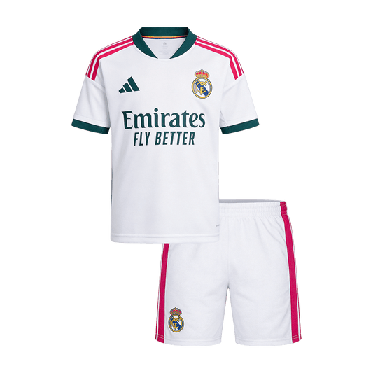 Real Madrid Kids Home Soccer Kit 2026/27 White