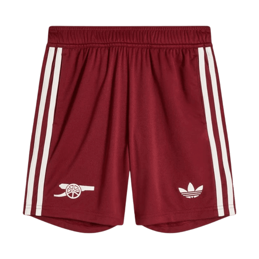 Arsenal Mens Third Away Soccer Shorts 2025/26 Red