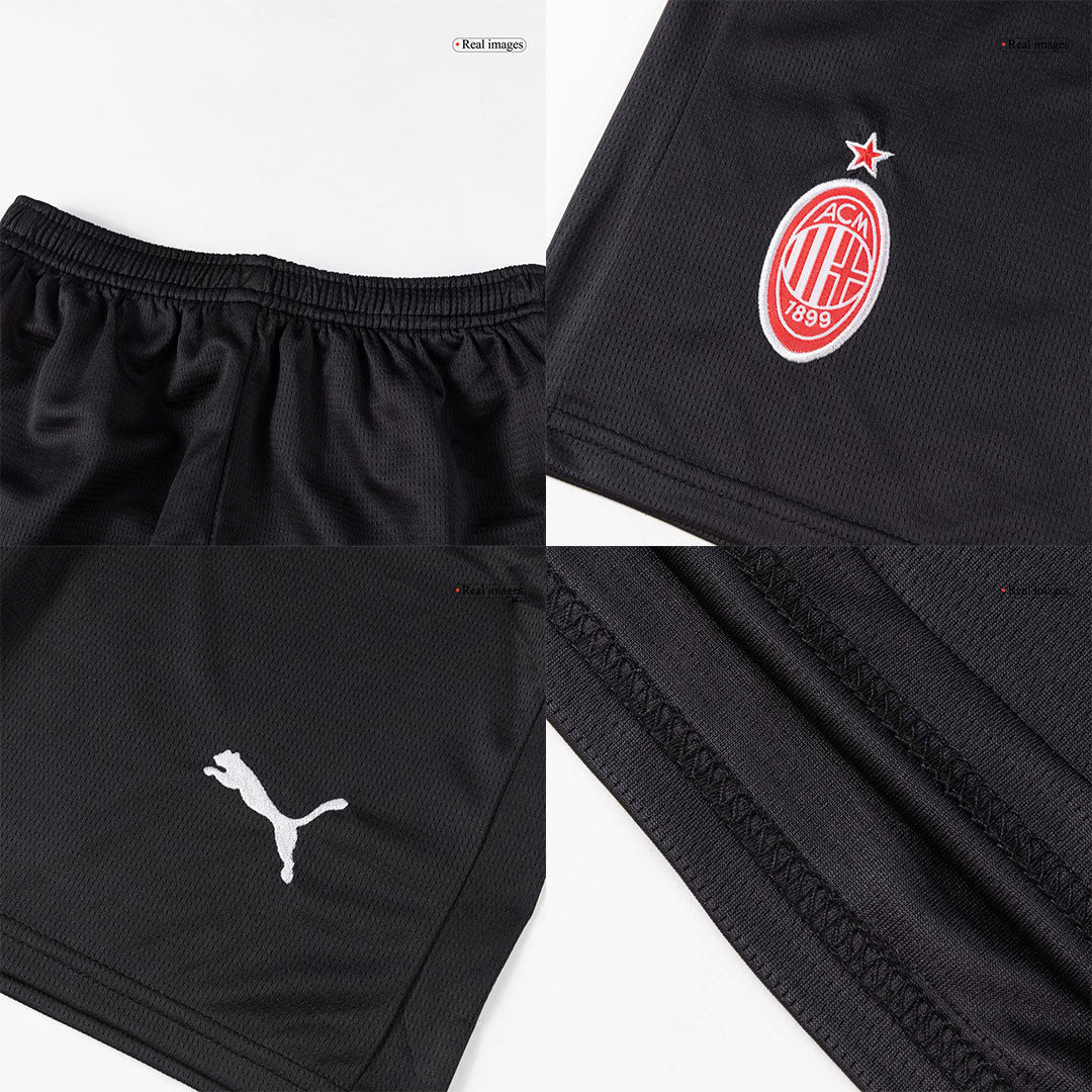 AC Milan Kids Home Soccer Full Set 2025/26 Red&Black