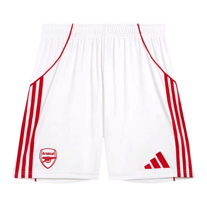 Arsenal Mens Home Soccer Shorts 2025/26 White