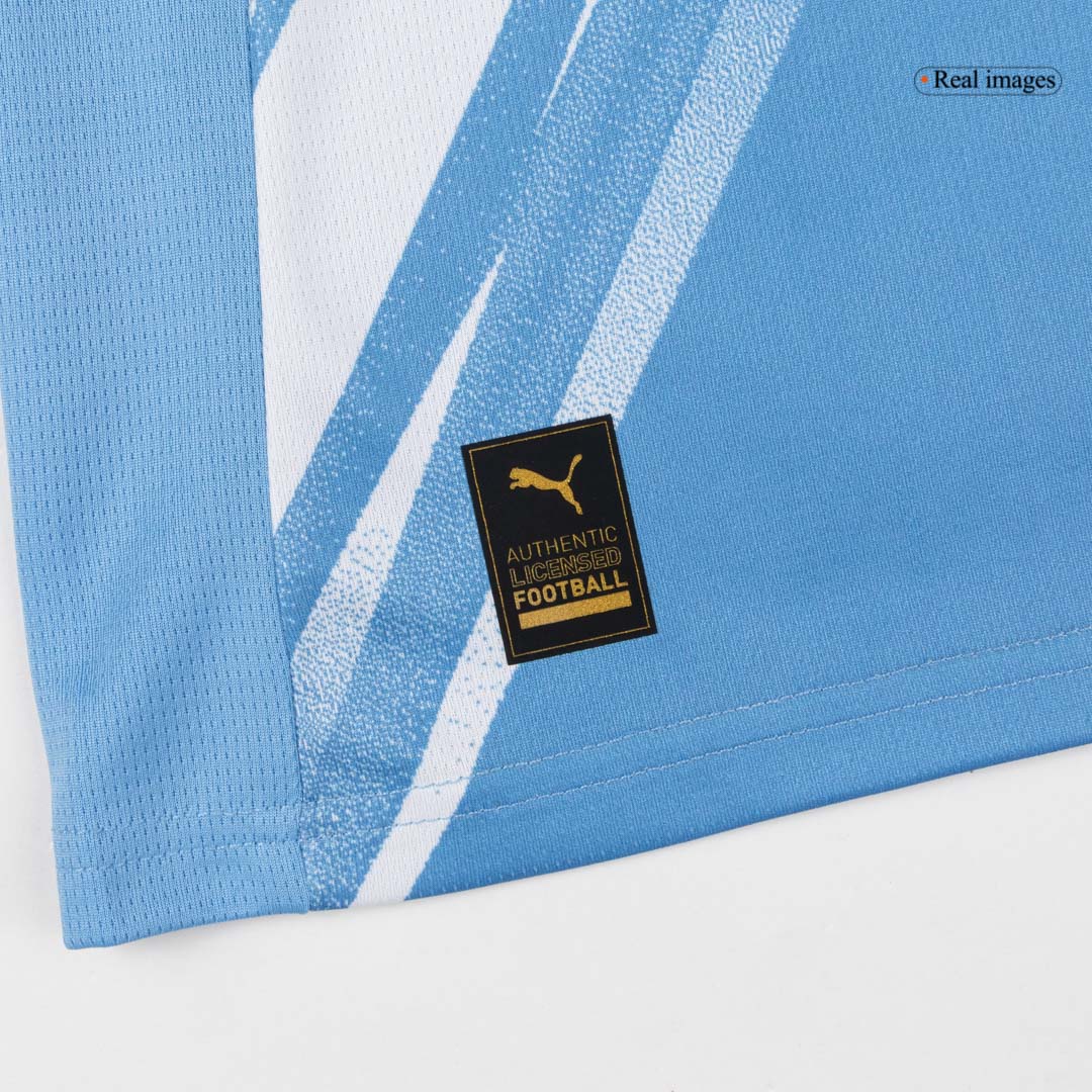 Manchester City Mens Home Soccer Full Set 2025/26 Blue [PREMIUM]