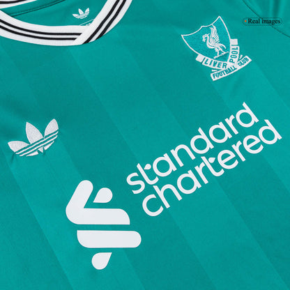 Liverpool Kids Third Away Soccer Full Set 2025/26 Green