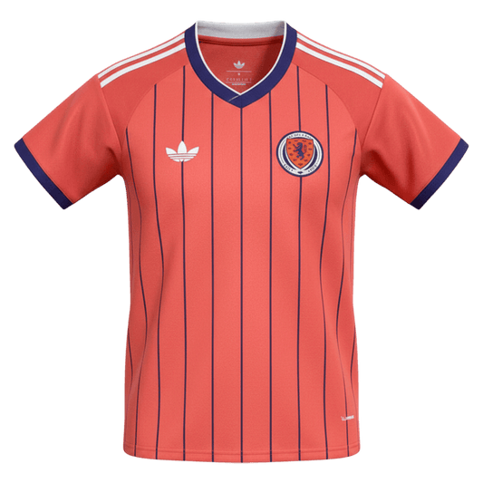 Scotland Mens Away Soccer Jersey World Cup 2026 Pink