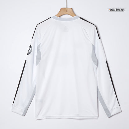 Real Madrid Mens Home Long Sleeve Soccer Jersey 2025/26 White