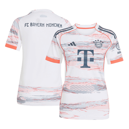 Bayern Munich Womens Away Soccer Jersey 2025/26 White