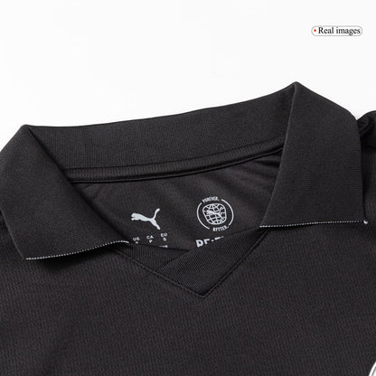 Manchester City Mens Away Soccer Full Set 2025/26 Black