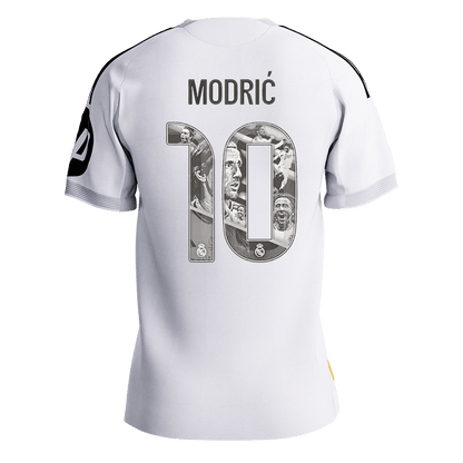 MODRIĆ Special #10 Real Madrid Mens Home Soccer Jersey 2025/26 White - Player Version [PREMIUM]