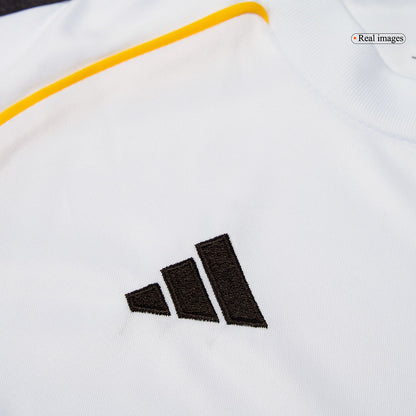 Real Madrid Mens Home Long Sleeve Soccer Jersey 2025/26 White