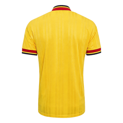 Retro Arsenal Mens Away Soccer Jersey 1993/94 Yellow