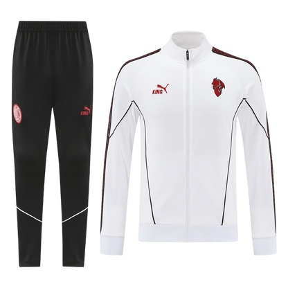 AC Milan Mens Training Tracksuit Kit 2025/26 White