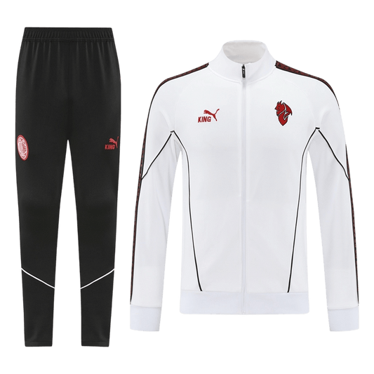 AC Milan Mens Training Tracksuit Kit 2025/26 White