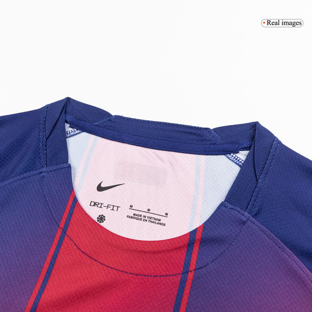 LAMINE YAMAL #10 Barcelona Mens Home Soccer Jersey UCL 2025/26 Red&Blue [PREMIUM]