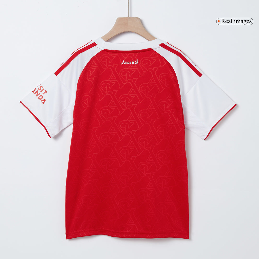 Arsenal Kids Home Soccer Kit 2025/26 Red