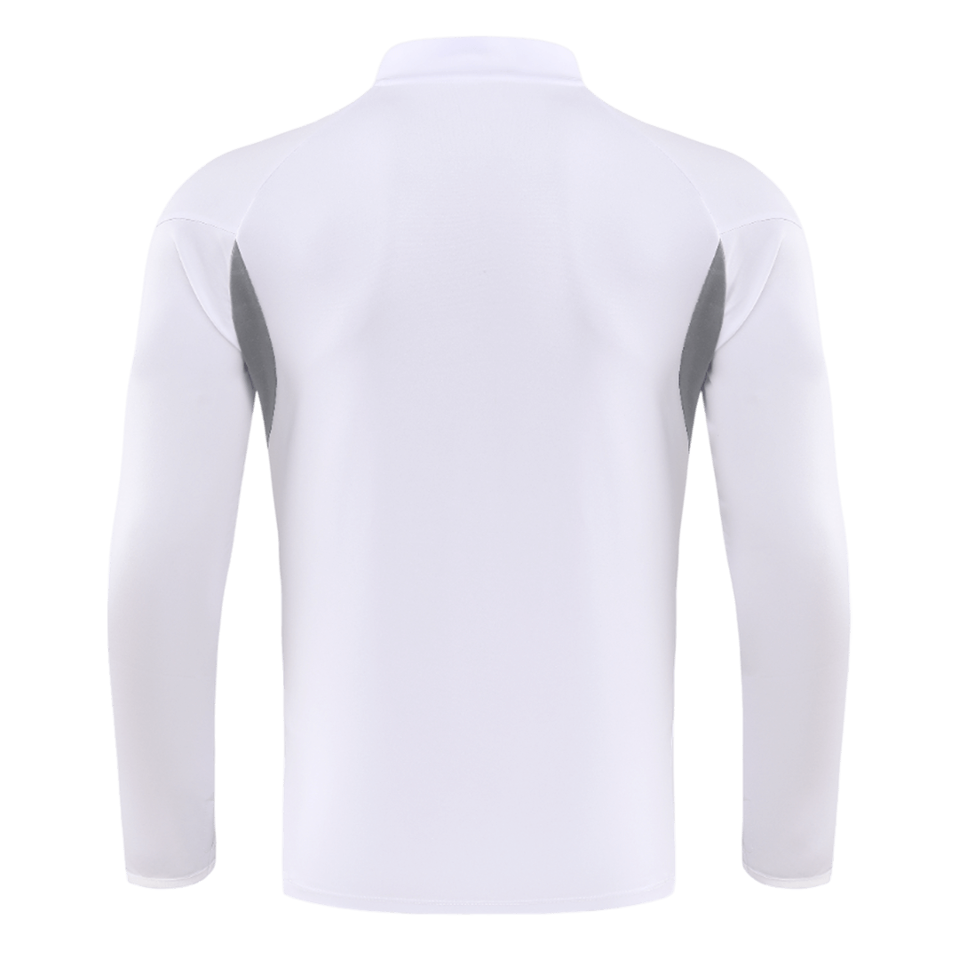 Real Madrid Mens Training Tracksuit Kit 2025/26 White