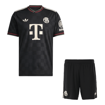 Bayern Munich Mens Third Away Soccer Kit 2025/26 Black