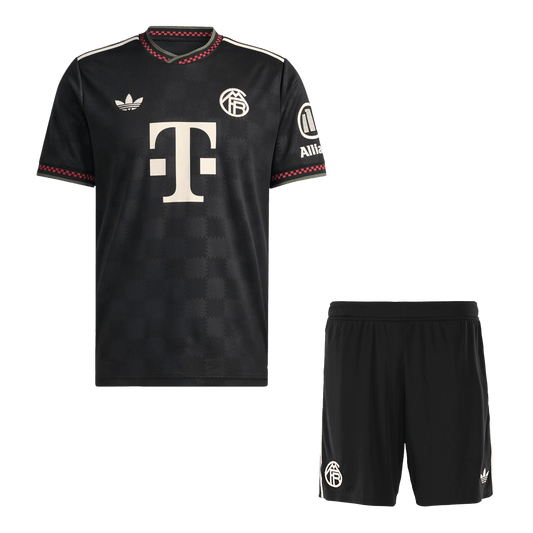 Bayern Munich Mens Third Away Soccer Kit 2025/26 Black
