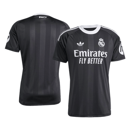 Real Madrid Mens Soccer Jersey 2025/26 Black