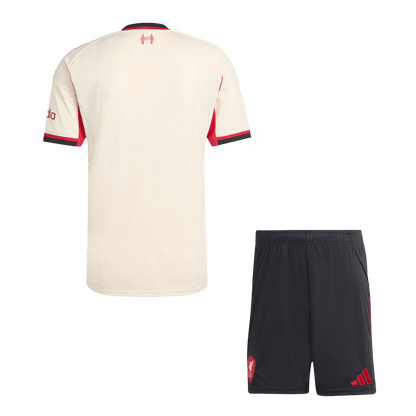 Liverpool Mens Away Soccer Kit 2025/26 White