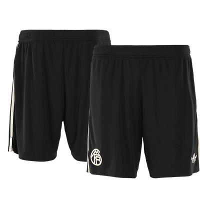 Bayern Munich Mens Third Away Soccer Shorts 2025/26 Black