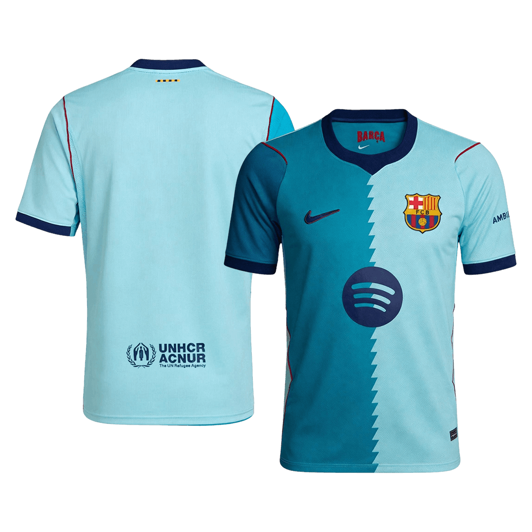 Barcelona Mens Third Away Soccer Jersey 2026/27 Blue