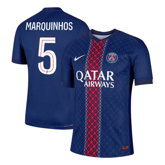 MARQUINHOS #5 PSG Mens Home Soccer Jersey 2025/26 Navy - Player Version