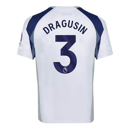 DRAGUSIN #3 Tottenham Hotspur Mens Home Soccer Jersey 2025/26 White