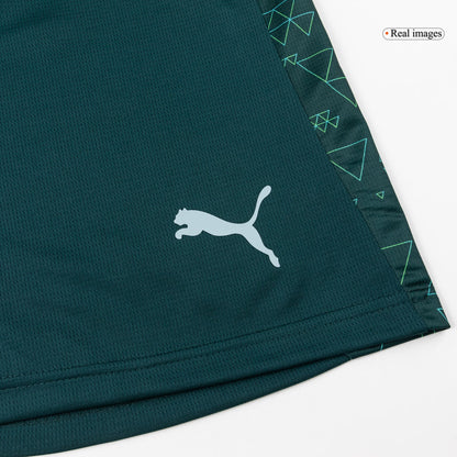 Manchester City Mens Fourth Away Soccer Shorts 2025/26 Green
