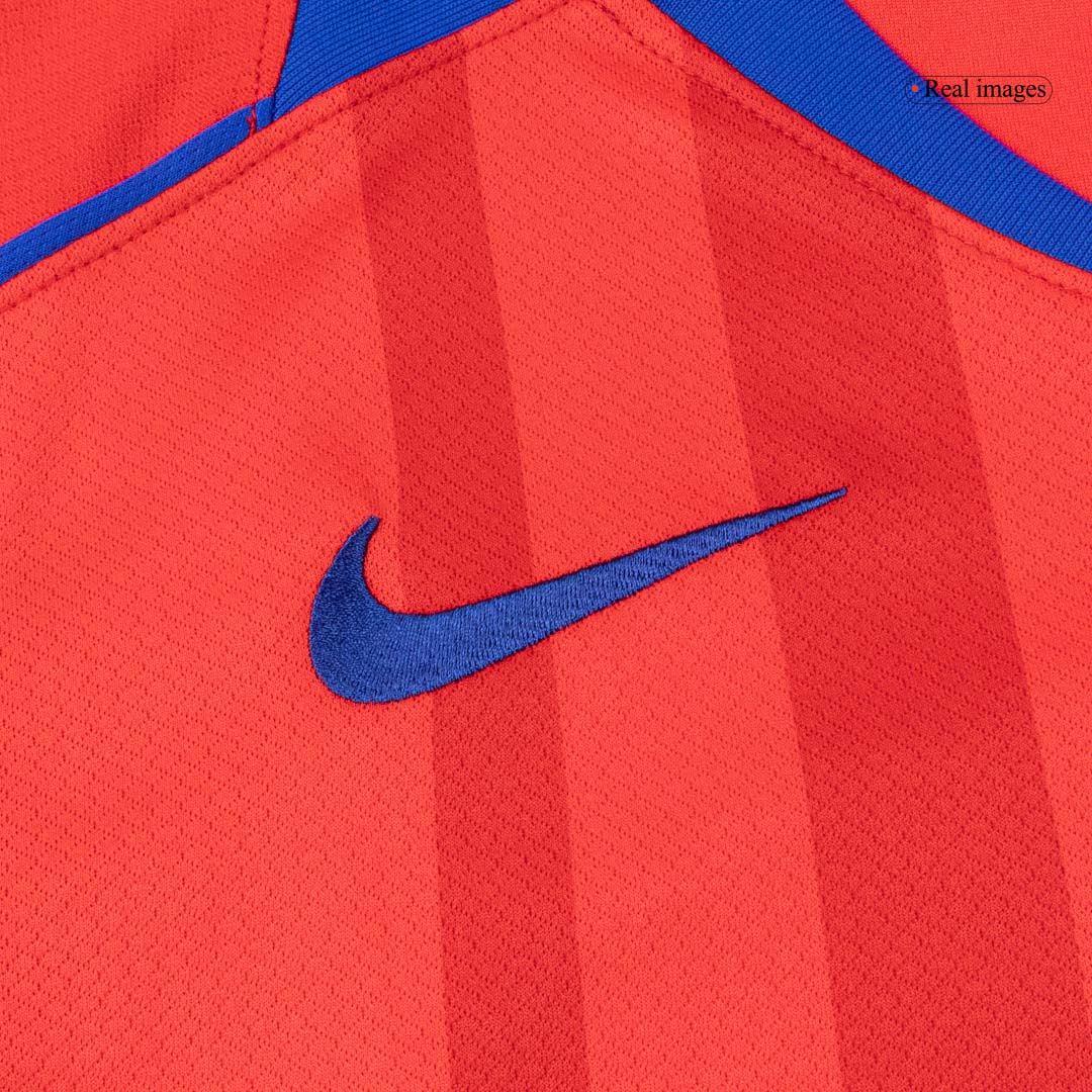 VITINHA #17 PSG Mens Third Away Soccer Jersey 2025/26 Red