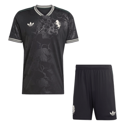Juventus Mens Third Away Soccer Kit 2025/26 Black