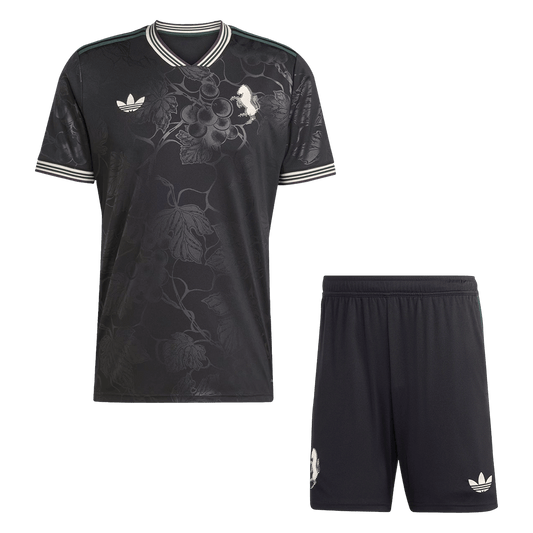 Juventus Mens Third Away Soccer Kit 2025/26 Black