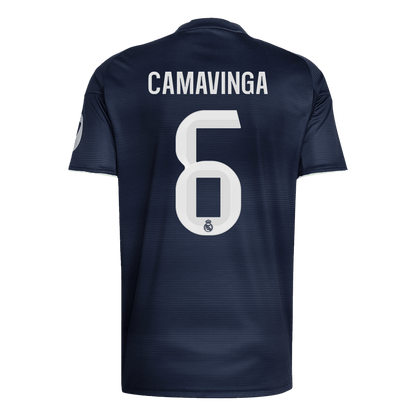 CAMAVINGA #6 Real Madrid Mens Away Soccer Jersey 2025/26 Navy [PREMIUM]