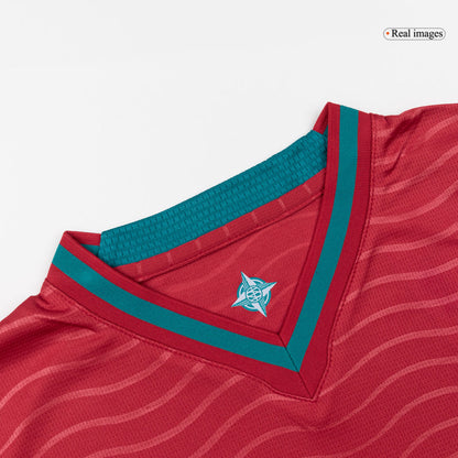 B.FERNANDES #8 Portugal Mens Home Soccer Jersey World Cup 2026 Red [PREMIUM]