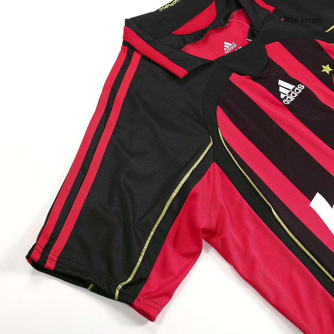 Retro KAKA' #22 AC Milan Mens Home Soccer Jersey 2006/07 Red&Black