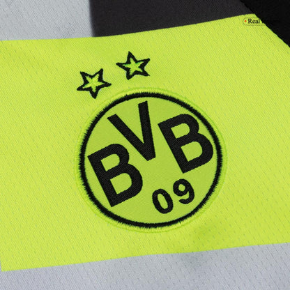 Borussia Dortmund Kids Away Soccer Kit 2025/26 Gray