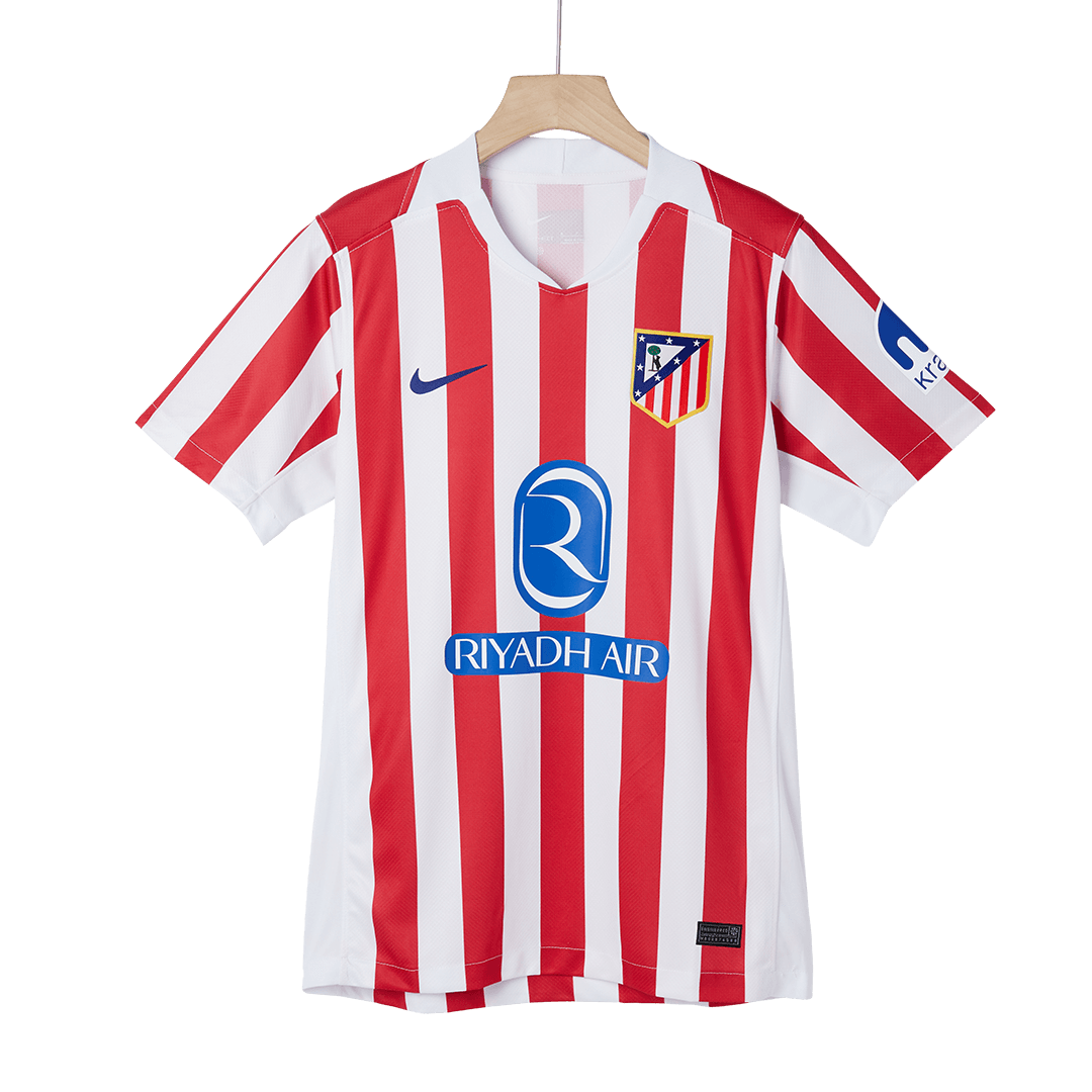 Atletico Madrid Mens Home Soccer Jersey 2025/26 Red&White