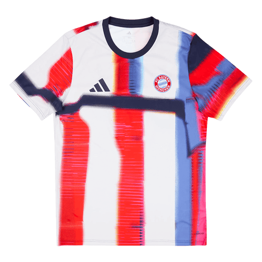 Bayern Munich Mens Pre-Match Soccer Jersey 2025/26 Red&White