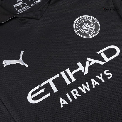 Manchester City Womens Away Soccer Jersey 2025/26 Black