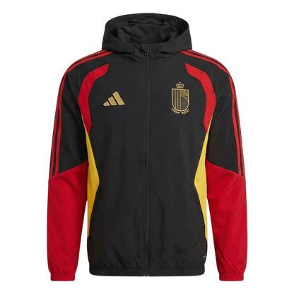 Belgium Mens Training Tracksuit Kit 2026 Red&Black