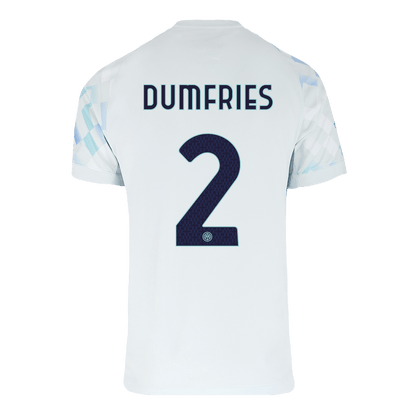 DUMFRIES #2 Inter Milan Mens Away Soccer Jersey 2025/26