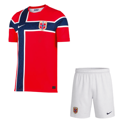 Norway Mens Home Soccer Kit World Cup 2026 Red&White