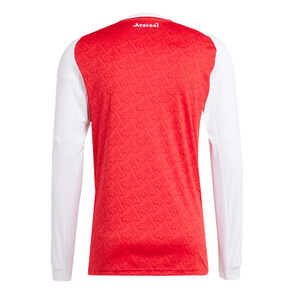 Arsenal Mens Home Long Sleeve Soccer Jersey 2025/26 Red