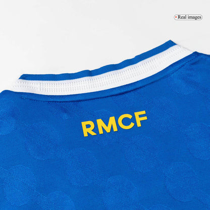 BELLINGHAM #5 Real Madrid Mens Third Away Soccer Jersey 2025/26 Blue - Player Version