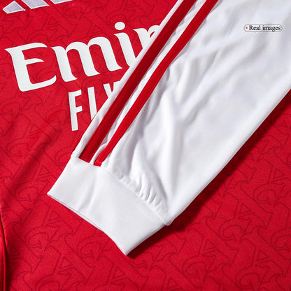 Arsenal Mens Home Long Sleeve Soccer Jersey 2025/26 Red