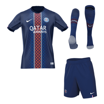 PSG Mens Home Soccer Full Set 2025/26 Navy [PREMIUM]