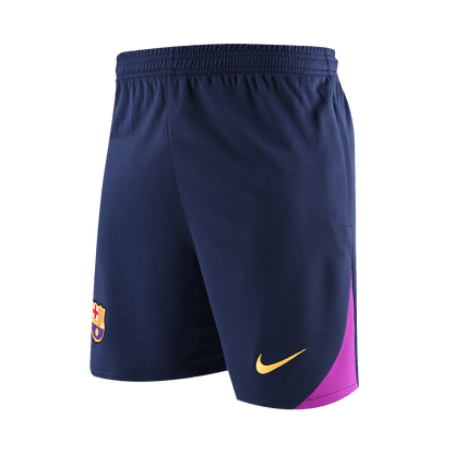 Barcelona Mens Pre-Match Soccer Shorts 2025/26 Navy