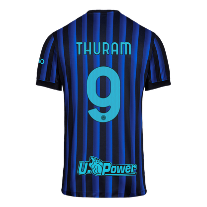 THURAM #9 Inter Milan Mens Home Soccer Jersey 2025/26 Blue&Black