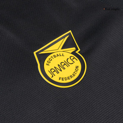 Jamaica Mens Away Soccer Jersey World Cup 2026 Black - Player Version