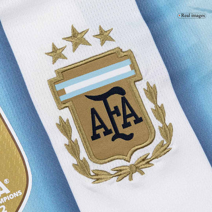 Argentina Mens Home Long Sleeve Soccer Jersey World Cup 2026 Blue&White