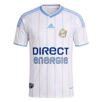 Retro Marseille Mens Home Soccer Jersey 2009/10 White