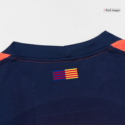 PEDRI #8 Barcelona Mens Third Away Soccer Jersey UCL 2025/26 Orange